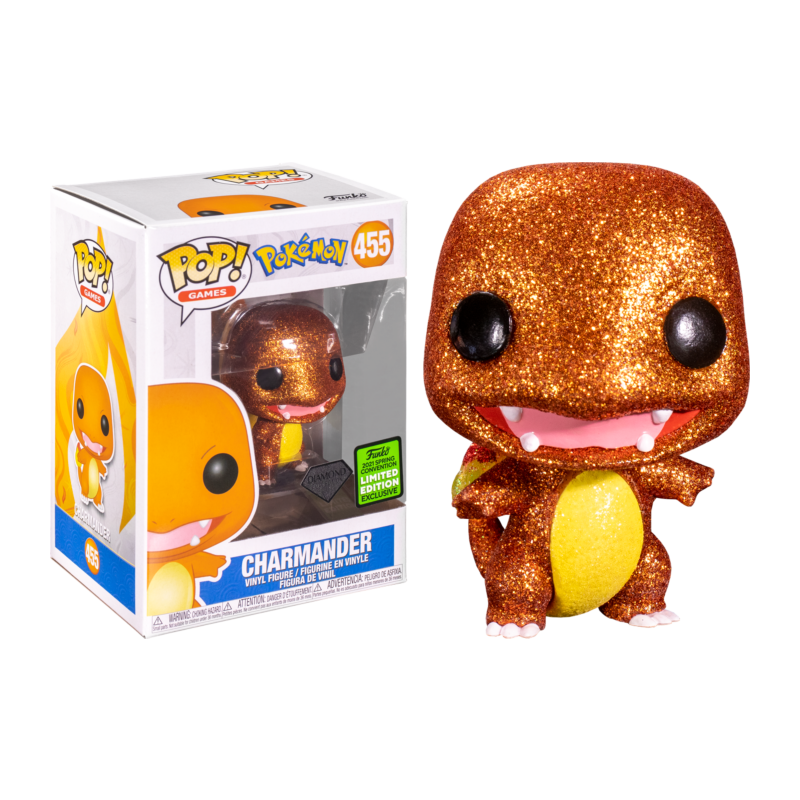 Funko Pop Games Charmander Glitter Pokemon Limited Edition