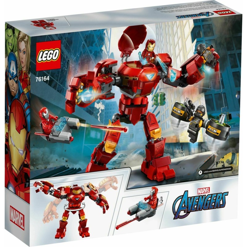 LEGO 76164 IRON MAN HULKBUSTER CONTRO L'AGENTE A.I.M. AVENGERS DA AGOSTO  2020