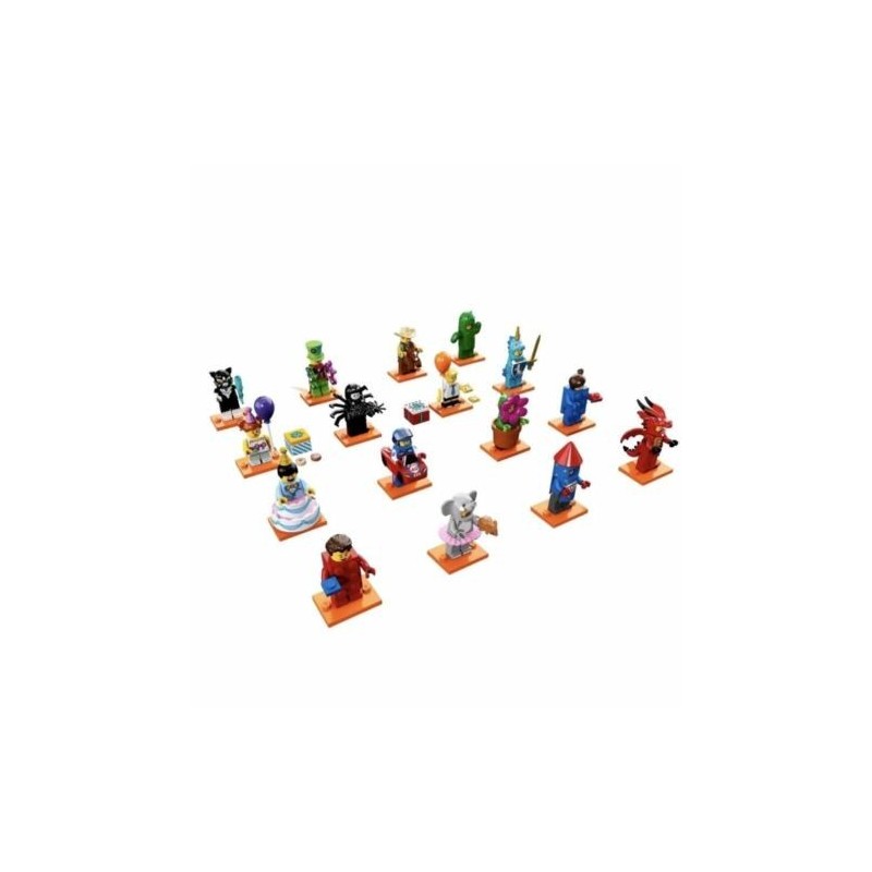 LEGO 71021 - 16 MINIFIGURES SERIE 18 NB: POLIZIOTTO NON INCLUSO