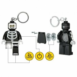 LEGO LGLKE137 CLASSIC SKELETON SCHELETRO KEY LIGHT PORTACHIAVI KEYCHAIN LED LITE