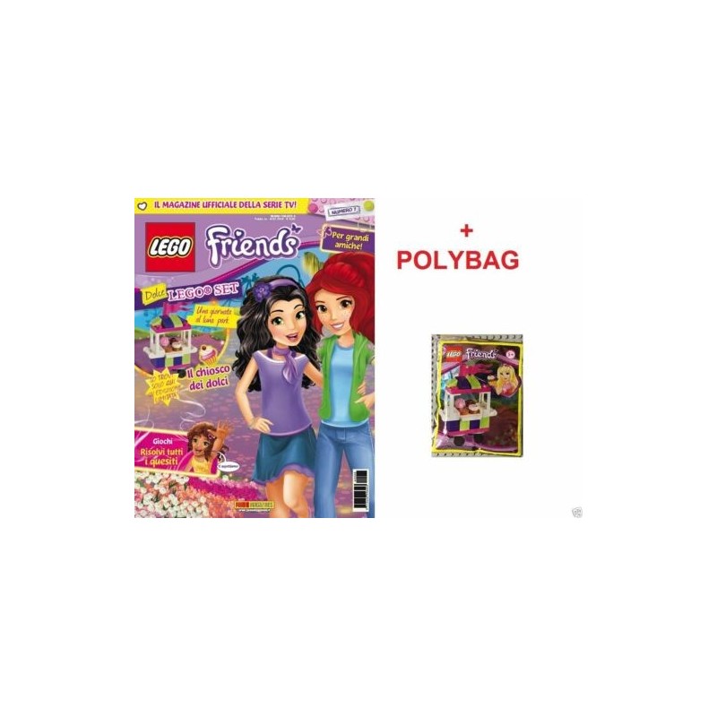 LEGO FRIENDS RIVISTA NR. 7 FUMETTO MAGAZINE + POLYBAG