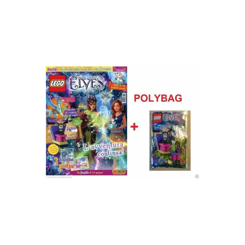 LEGO ELVES RIVISTA NR. 2 FUMETTO MAGAZINE + JYNX POLYBAG