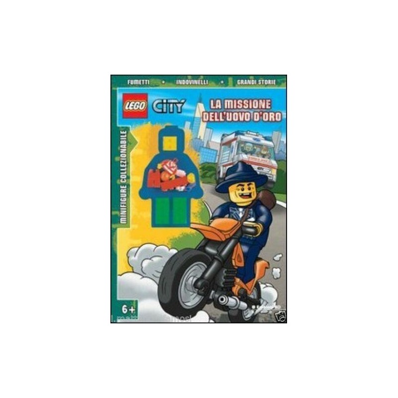 LEGO ACTIVITY CITY GIOLMDUD LA MISSIONE DEL'UOVO D'ORO RIVISTA FUMETTO MAGAZINE