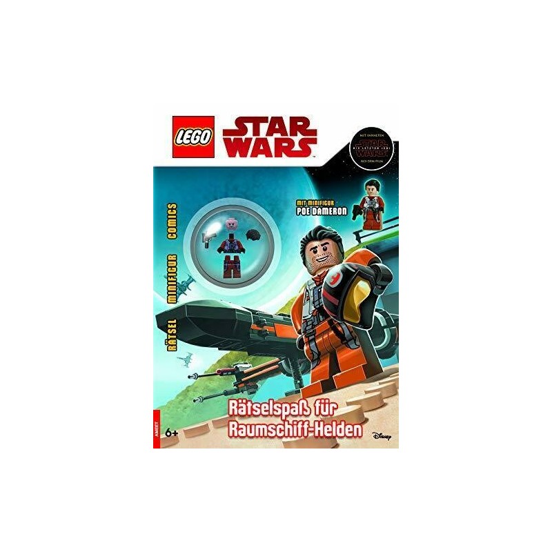 LEGO STAR WARS RIVISTA Rätselspaß für Raumschiff-Helden POE DAMERON IN TEDESCO