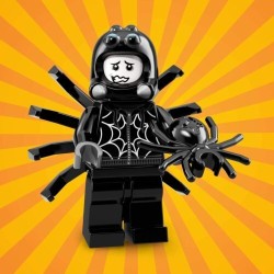 LEGO MINIFIGURES SERIE 18 71021 - 9 SPIDER SUIT BOY ragazzo ragno UNA MINIFIGURE