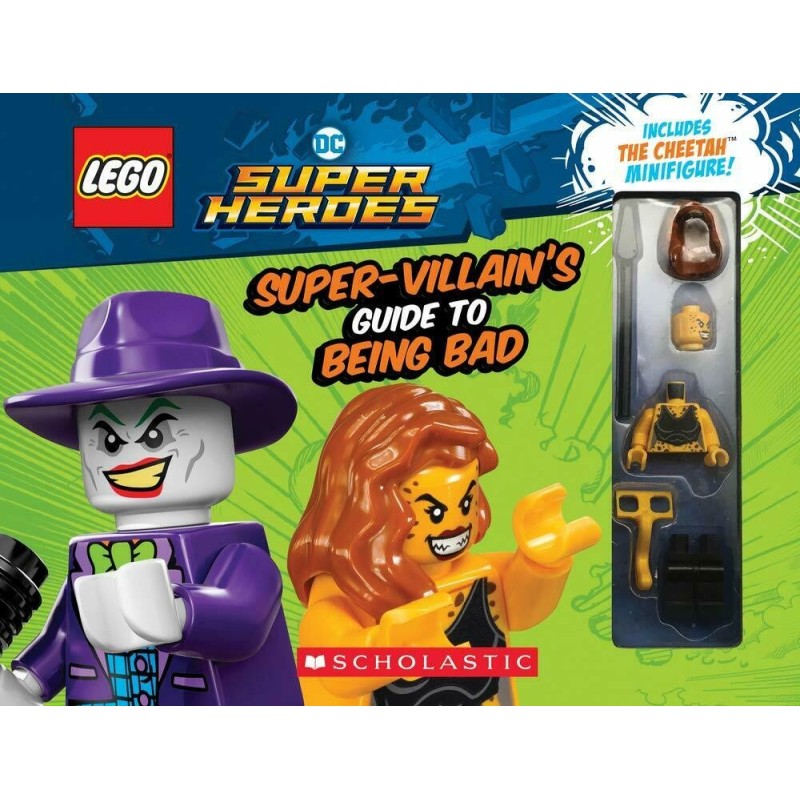 LEGO LIBRO DC SUPER EROES: THE SUPER-VILLAIN'S GUIDE TO BEING BAD + MINIFIGURE