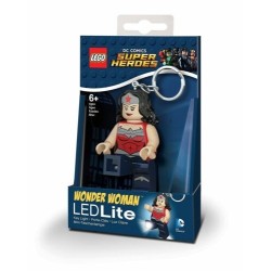 LEGO Torcia portachiavi WONDER WOMAN SUPER HEROES Keyring  LED LITE