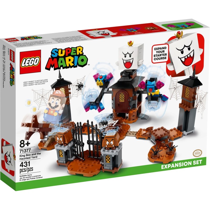 LEGO SUPER MARIO 71377 RE BOO E IL CORTILE INFESTATO scatola rovinata