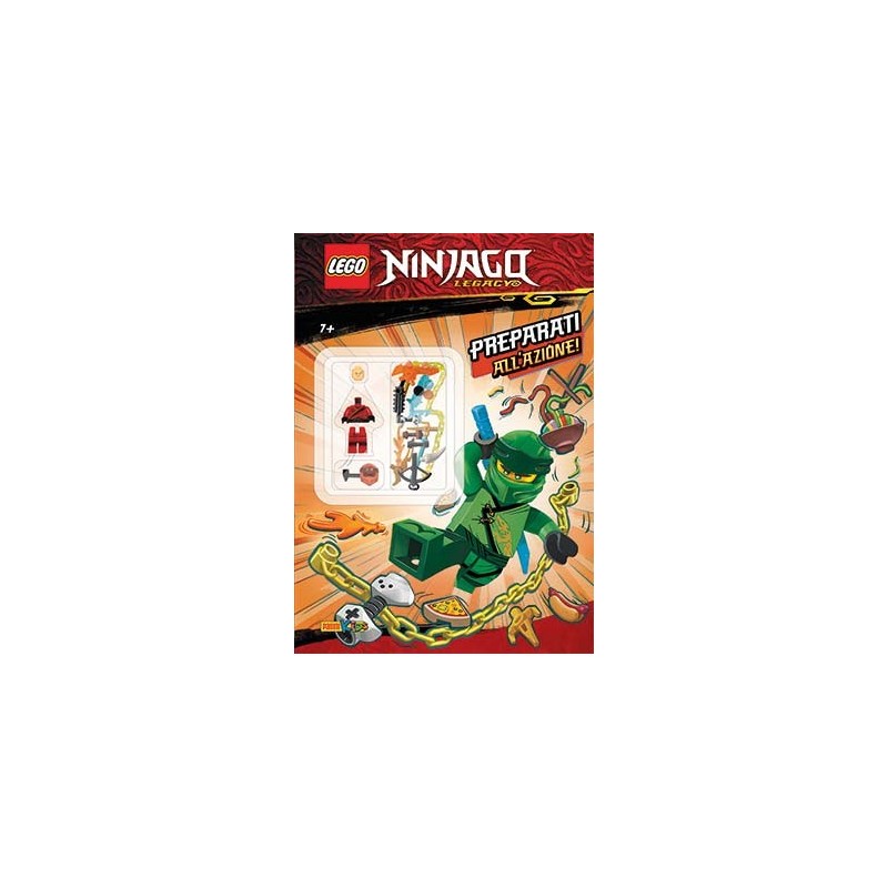 LEGO LIBRO NINJAGO LEGACY PREPARATI ALL'AZIONE PANINI KIDS 9788891281425