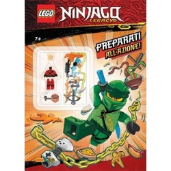 LEGO LIBRO NINJAGO LEGACY PREPARATI ALL'AZIONE PANINI KIDS 9788891281425