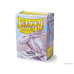 DECK DRAGON SHIELD MATTE SLEEVES WHITE (100 BUSTINE BIANCO) 63X88MM - 11005