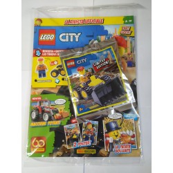 LEGO CITY RIVISTA MAGAZINE NR19 ITALIANO + POLYBAG  MINIFIGURE LIMITED EDITION