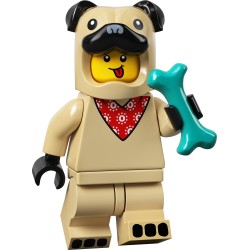 LEGO 71029 - 5 Pug Costume Guy RAGAZZO IN COSTUME MINIFIGURE SERIE 21 - 2021