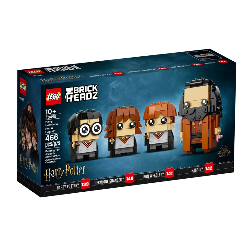 LEGO 40495 HARRY POTTER BRICKHEADZ Harry - Hermione - Ron - Hagrid GIUGNO 2021