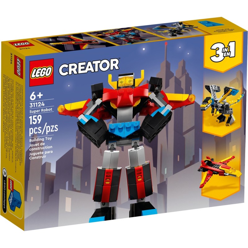 LEGO 31124 CREATOR - CREATOR EXPERT SUPER ROBOT MARZO 2022