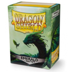 AT-11036 DRAGON SHIELD 100 BUSTINE STANDARD - MATTE EMERALD