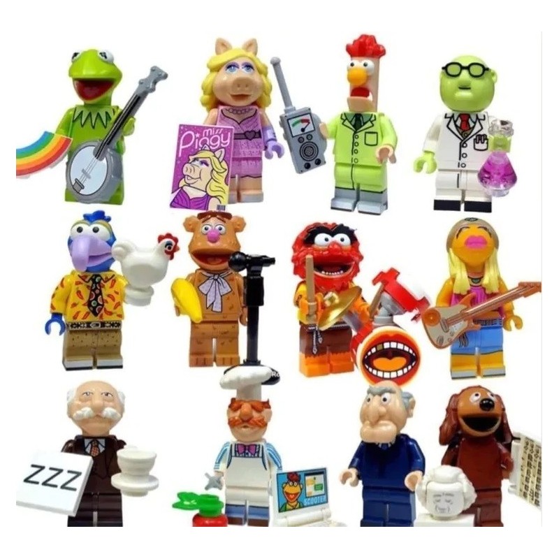 LEGO 71033 MUPPETS MINIFIGURES SERIE COMPLETA 12 PERSONAGGI MAGGIO 2022