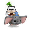 FUNKO POP RIDES 105 GOOFY PIPPO CON DUMBO - WALT DISNEY WORLD 50 - 15 CM