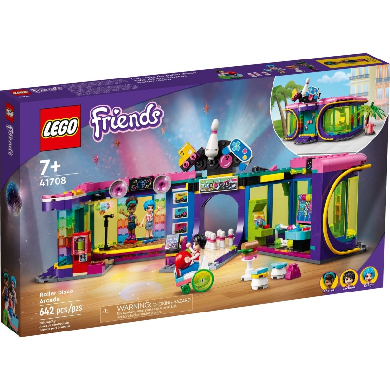 LEGO 41708 FRIENDS ARCADE ROLLER DISCO GIUGNO 2022