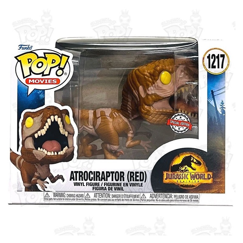 FUNKO POP 1217 ATROCIRAPTOR (Exclusive) Jurassic World 3 9Cm VINYL FIGURE