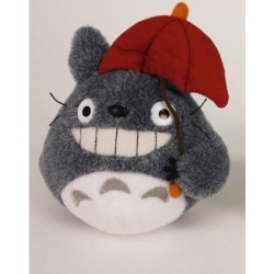 STUDIO GHIBLI My Neighbor Totoro - Totoro with Red Umbrella Plush PELUCHE