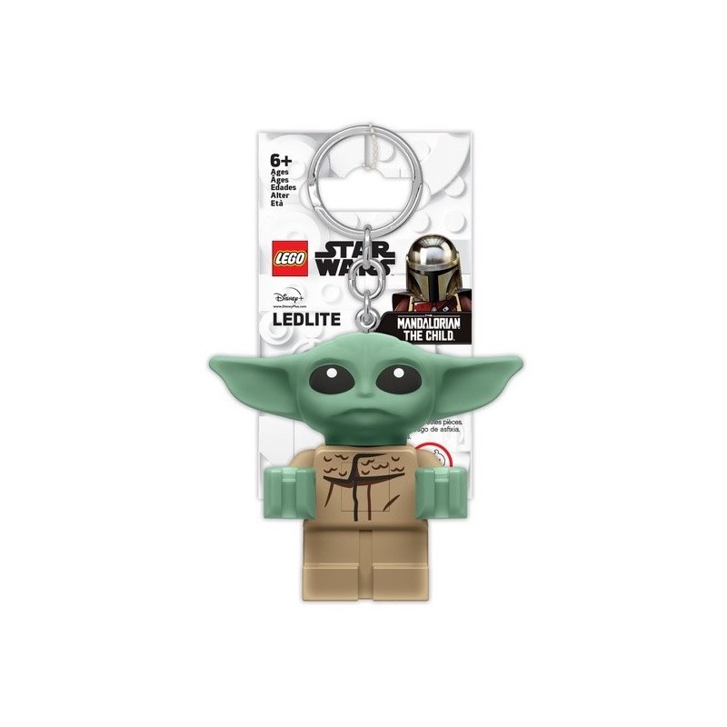 LEGO LGL-KE179H BABY YODA THE CHILD STAR WARS Portachiavi Led TORCIA LUCE