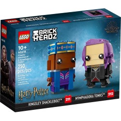 LEGO 40618 BRICKHEADZ KINGSLEY SHACKLEBOLT E NYMPHADORA TONKS