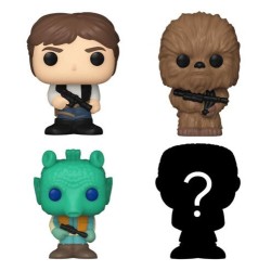 FUNKO BITTY POP STAR WARS HAN SOLO 4 PERSONAGGI VINYL FIGURE - 2,5 CM