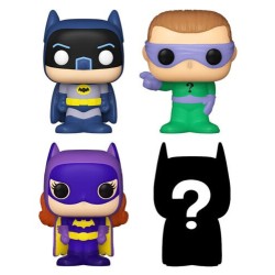 FUNKO BITTY POP BATMAN ADAM WEST 4 PERSONAGGI DC COMICS  VINYL FIGURE - 2,5 CM