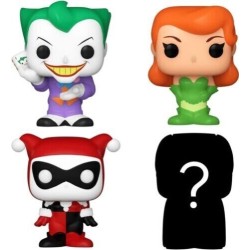 FUNKO BITTY POP BATMAN HARLEY QUINN 4 PZ DC COMICS  VINYL FIGURE - 2,5 CM