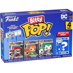 FUNKO BITTY POP BATMAN HARLEY QUINN 4 PZ DC COMICS  VINYL FIGURE - 2,5 CM