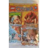 LEGO LEGENDS OF CHIMA RIVISTA N 4 IN ITALIANO + POLYBAG 391504 FUOCO E GHIACCIO