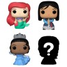 FUNKO BITTY POP ARIEL DISNEY PRINCESS 4 PERSONAGGI  VINYL FIGURE 2,5 CM - 73032