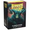 AT-11055 DRAGON SHIELD 100 STANDARD SIZE MATTE DUAL SLEEVES - TURQUOISE