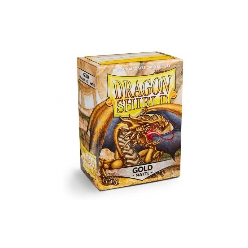 DRAGON SHIELD 100 BUSTINE STANDARD - MATTE GOLD 11006