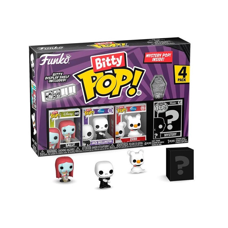 FUNKO BITTY POP SALLY NIGHTMARE BEFORE CHRISTMAS 2,5 CM 4 PEZZI 73021