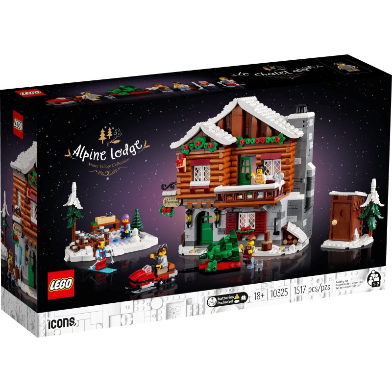 LEGO 10325 ICONS BAITA ALPINA WINTER VILLAGE NATALE 2023