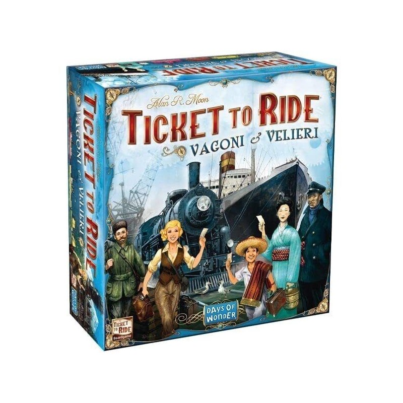 TICKET TO RIDE VAGONI & VELIERI GIOCO DA TAVOLO IN ITALIANO