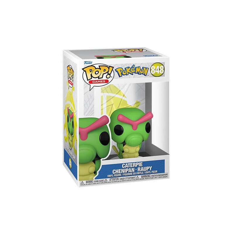 FUNKO POP 848 CATERIPIE POKEMON VINYL FIGURE 9 CM