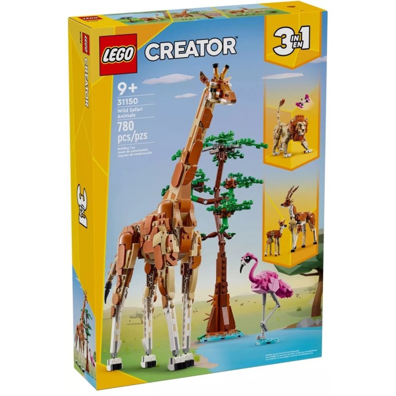 LEGO 31150 CREATOR ANIMALI DEL SAFARI GENNAIO 2024-2025