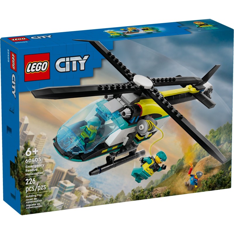 LEGO 60405 CITY ELICOTTERO DI SOCCORSO DI EMERGENZA GENNAIO 2024-2024