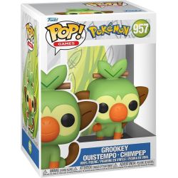 FUNKO POP 957 GROOKEY EMEA POKEMON VINYL FIGURE 9CM