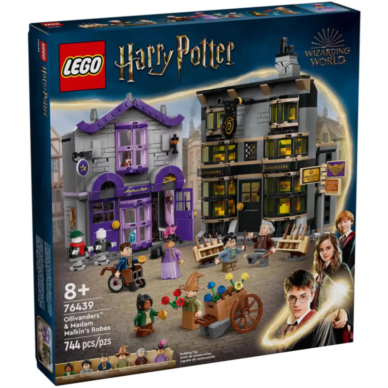 LEGO 76439 HARRY POTTER  OLIVANDER E MADAMA MCCLAN: ABITI PER TUTTE LE OCCASIONI GIUGNO 2024