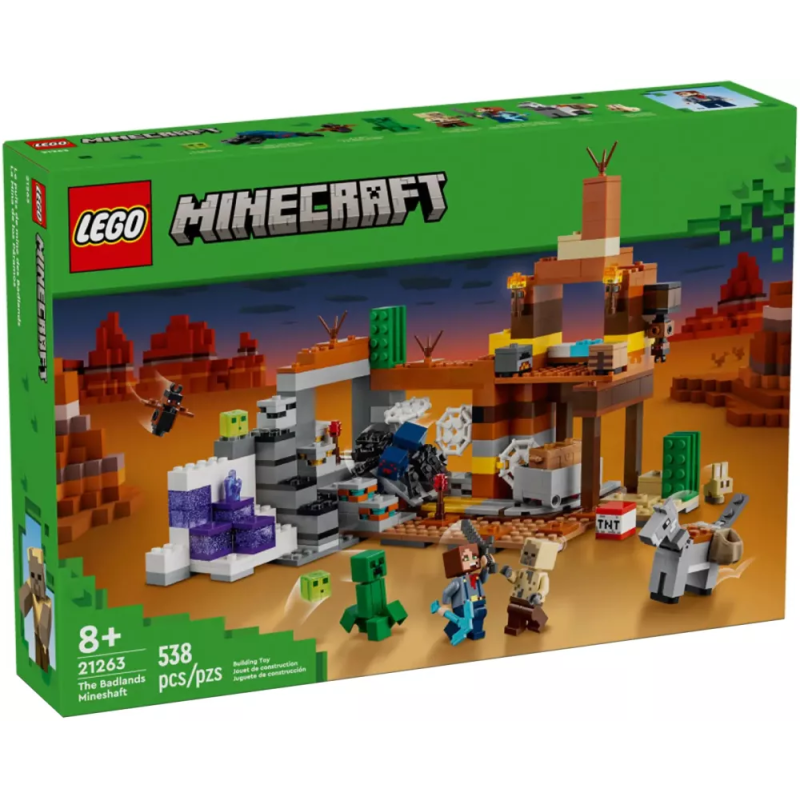 LEGO 21263 MINECRAFT LA MINIERA DELLE BADLANDS GIUGNO 2024