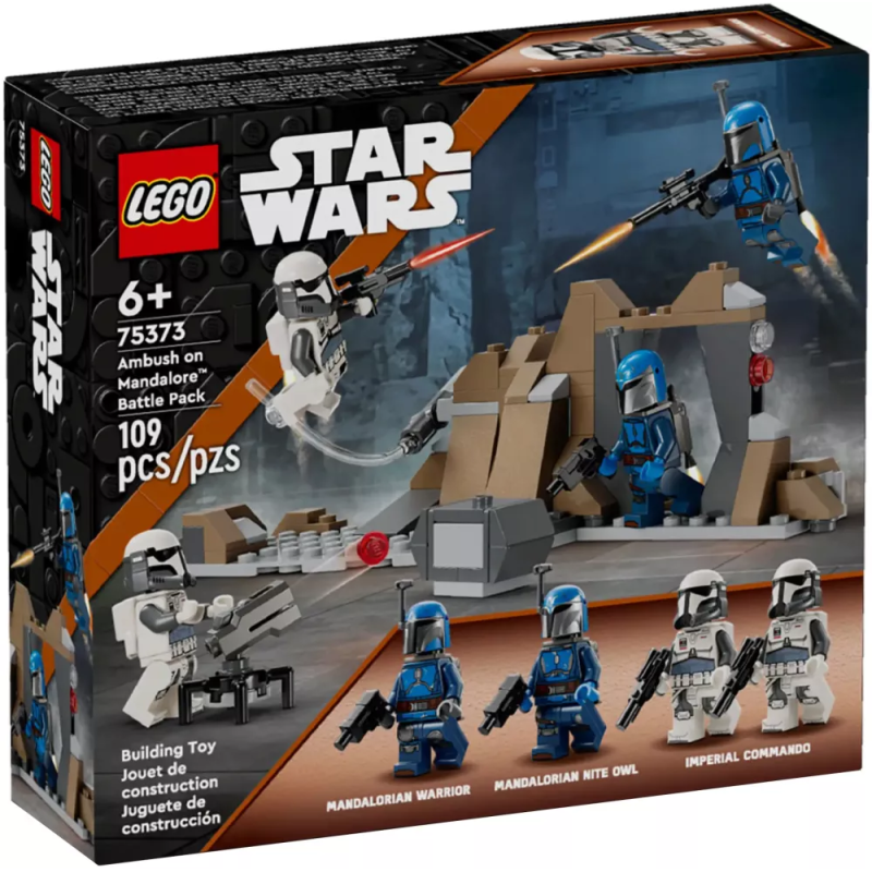 LEGO 75373 STAR WARS BATTLE PACK AGGUATO SU MANDALORE GIUGNO 2024