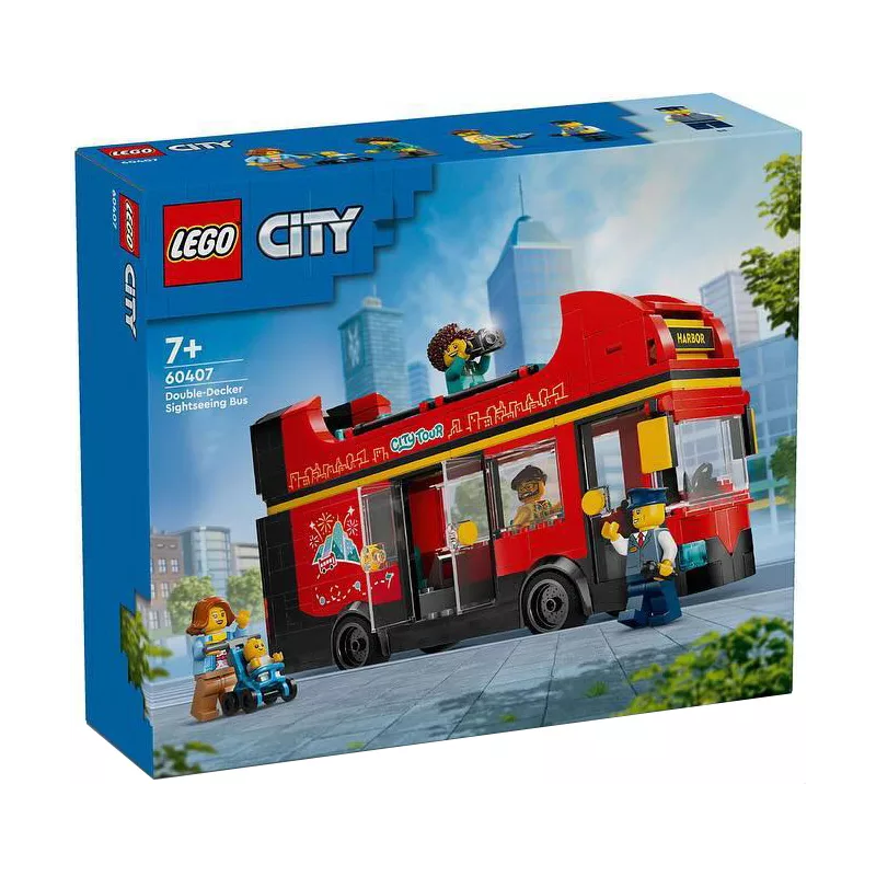 LEGO 60407 CITY AUTOBUS TURISTICO ROSSO A DUE PIANI GIUGNO 2024