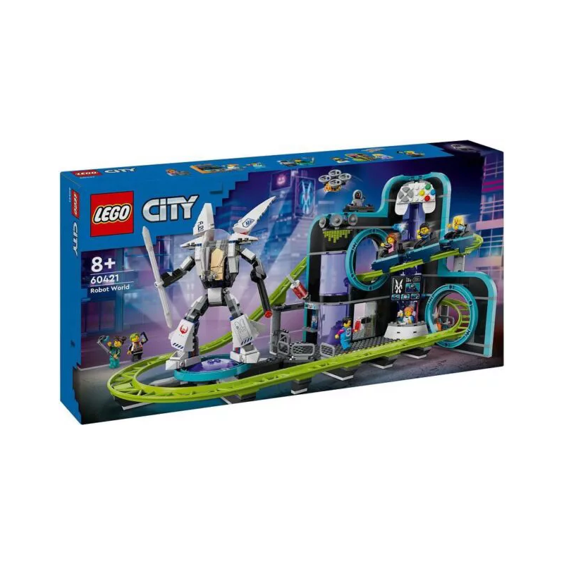 LEGO 60421 CITY MONTAGNE RUSSE DI ROBOT WORLD GIUGNO 2024