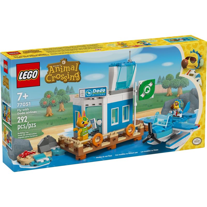 LEGO 77051 ANIMAL CROSSING IN VOLO CON LA DODO AIRLINES AGOSTO 2024