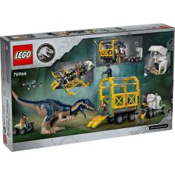 LEGO 76966 JURASSIC WORLD MISSIONE DINOSAURO CAMION TRASPORTO ALLOSAURO AGO 24