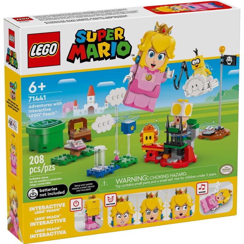 LEGO 71441 SUPER MARIO AVVENTURE DI LEGO PEACH INTERATTIVA AGOSTO 2024